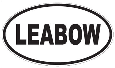 LEABOW - Oval Magnet