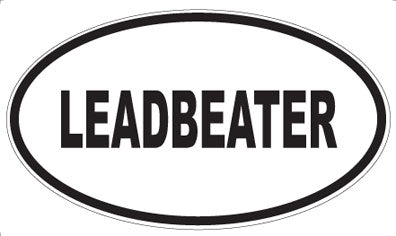LEADBEATER - Oval Magnet