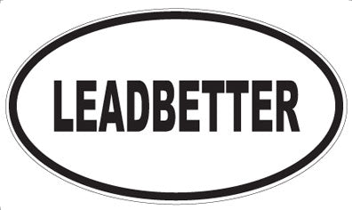 LEADBETTER - Oval Magnet
