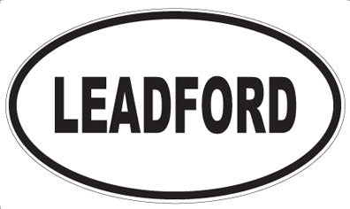 LEADFORD - Oval Magnet