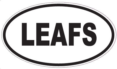 LEAFS - Oval Magnet