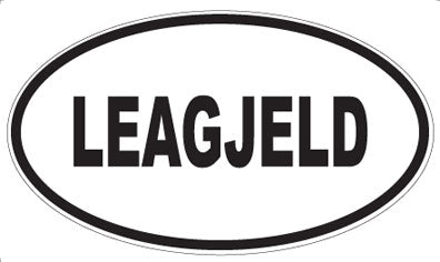 LEAGJELD - Oval Magnet