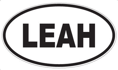 LEAH - Oval Magnet