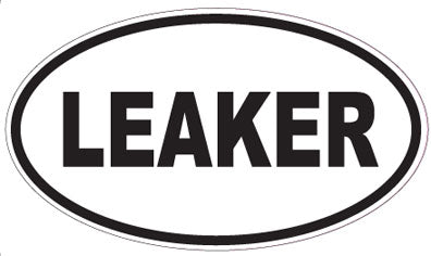 LEAKER - Oval Sticker