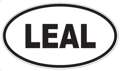 LEAL - Oval Magnet