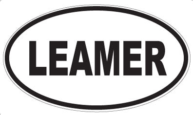 LEAMER - Oval Magnet