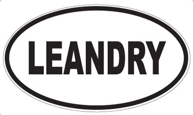LEANDRY - Oval Magnet