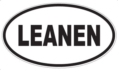 LEANEN - Oval Magnet
