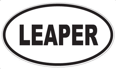 LEAPER - Oval Magnet