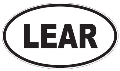 LEAR - Oval Magnet