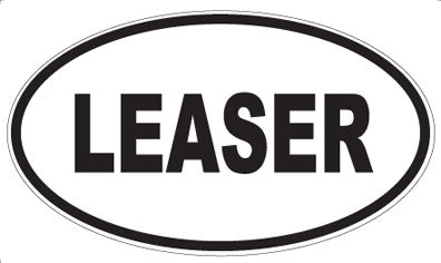 LEASER - Oval Magnet