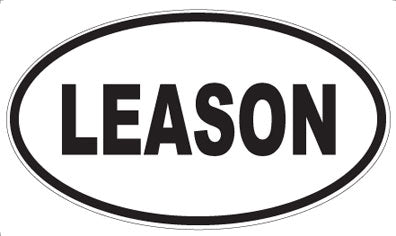 LEASON - Oval Magnet