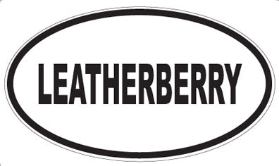 LEATHERBERRY - Oval Magnet