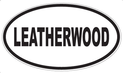 LEATHERWOOD - Oval Magnet