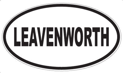 LEAVENWORTH - Oval Magnet