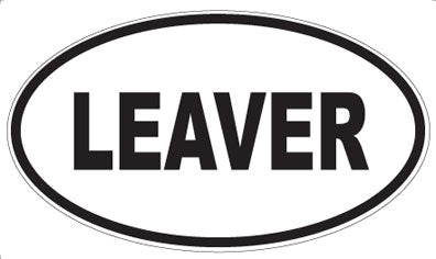 LEAVER - Oval Magnet