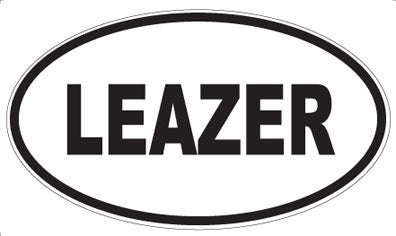 LEAZER - Oval Magnet