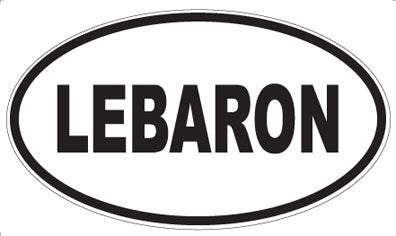 LEBARON - Oval Magnet