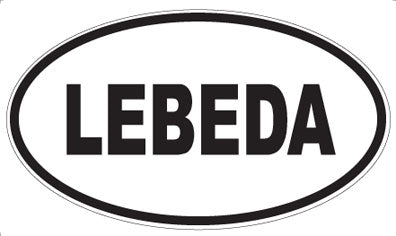 LEBEDA - Oval Magnet