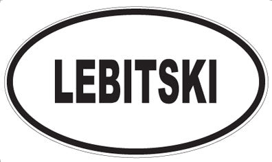 LEBITSKI - Oval Magnet