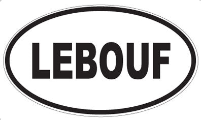 LEBOUF - Oval Magnet