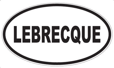 LEBRECQUE - Oval Magnet