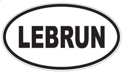 LEBRUN - Oval Sticker