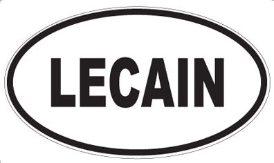 LECAIN - Oval Sticker