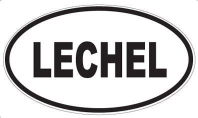 LECHEL - Oval Sticker