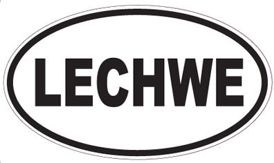 LECHWE - Oval Sticker