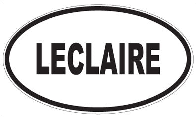 LECLAIRE - Oval Sticker