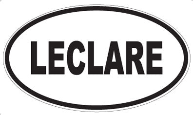LECLARE - Oval Sticker