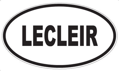 LECLEIR - Oval Magnet