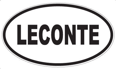 LECONTE - Oval Sticker