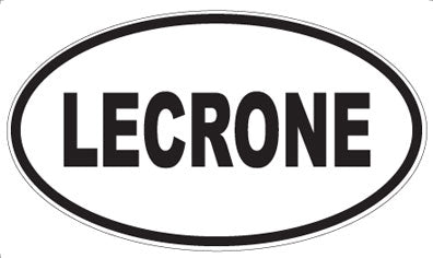 LECRONE - Oval Sticker