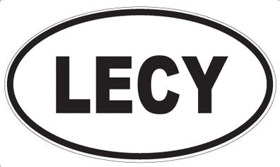 LECY - Oval Sticker