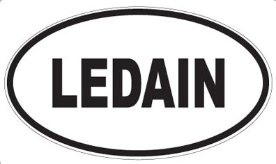 LEDAIN - Oval Sticker