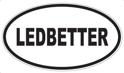 LEDBETTER - Oval Magnet