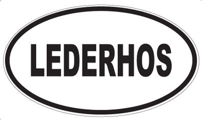 LEDERHOS - Oval Magnet
