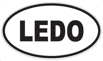 LEDO - Oval Sticker