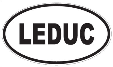 LEDUC - Oval Magnet