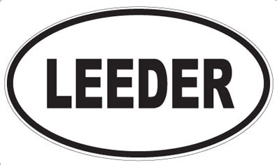 LEEDER - Oval Magnet