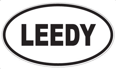 LEEDY - Oval Magnet