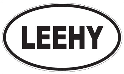 LEEHY - Oval Magnet