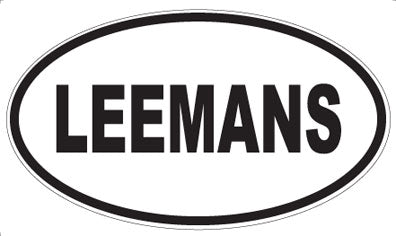 LEEMANS - Oval Sticker