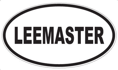 LEEMASTER - Oval Magnet