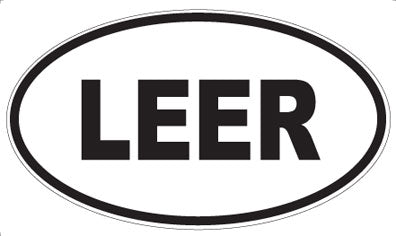 LEER - Oval Magnet