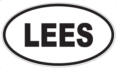 LEES - Oval Magnet