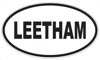 LEETHAM - Oval Magnet