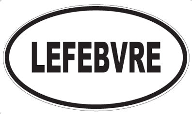LEFEBVRE - Oval Magnet
